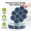 Prep Silicone Baby Food Freezer Tray with Clip-on Lid, 2oz x 10 Silicone Freezer Molds, BPA-Free Baby Food Storage - 3 of 4