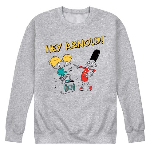 Men's - Hey Arnold! - Best Buds Graphic Fleece Sweatshirt - image 1 of 4