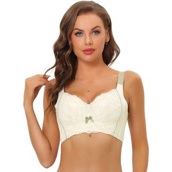 Women's Padded Midi Lace Bralette - Padded - Floral Lace Design With Criss  Cross Pattern - Adjustable Straps - 6 Bralettes Per Pack - Sizes: 3-S/M and  3-M/L - 92% Nylon / 8% Spandex, 7313754