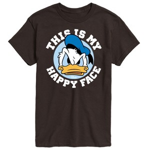 Men's - Disney - This Is My Happy Face Short Sleeve Graphic T-Shirt - 1 of 4