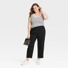 Women's Slim Fit Short Sleeve Ribbed Scoop Neck T-Shirt - A New Day™ - 3 of 3