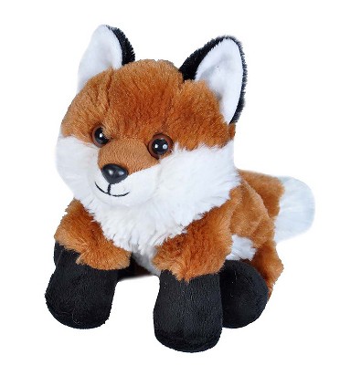 Wild Republic Hug'ems Red Fox Stuffed Animal, 7 Inches