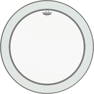 Remo Powerstroke 3 Clear Bass Drum Head With Impact Patch - 1 of 2