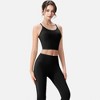 Anna-Kaci Active Women's Crisscross Strappy Sports Bra with Lace-Up Detail - 3 of 4
