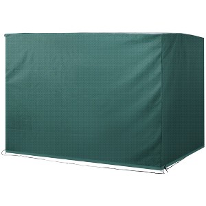 Aghana Digitals Dark Gray Oxford Cloth Outdoor Swing Cover, 81"x49"x65", UV/Waterproof with - 1 of 4