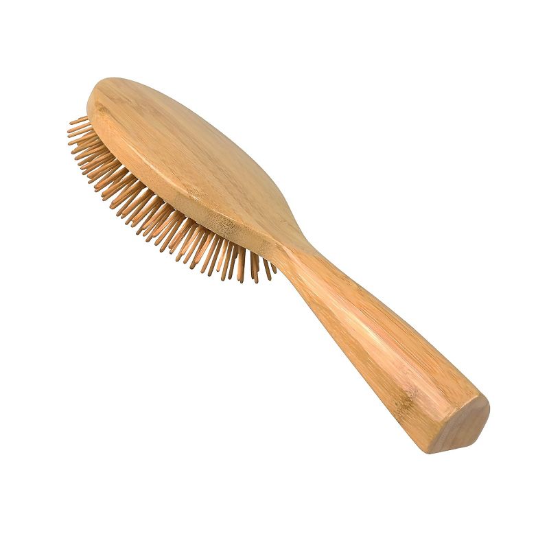 Bass Brushes FUSION Brush - Multi Patented Shine & Condition Hair Brush Bamboo Handle with Premium 100% Pure Natural Bristles + Bamboo Pin, 4 of 6