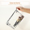Unique Bargains Clear Portable Waterproof Makeup Bag Silver Tone 1 Pc - 2 of 4