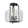 Savoy House Avalon 3 - Light Semi-Flush Mount in  Black - 3 of 4