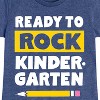 Girls' - Instant Message - Ready to Rock Kindergarten Fitted Short Sleeve Graphic T-Shirt - 2 of 4