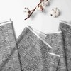 Bacati - Clouds in the City Grey Cityscape Cotton Printed Single Window Curtain Panel - 2 of 4