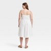 Women's Corset Linen Midi A-Line Dress - Universal Thread™ - 2 of 3