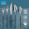 Amefa Soprano 20-piece Flatware Set - Sliver & Black - 4 of 4