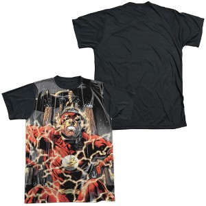Men's JLA Shock Therapy Short Sleeve Costume T-Shirt - 1 of 4