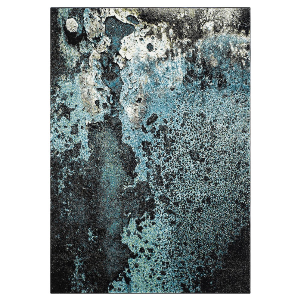  Camarillo Abstract Loomed Accent Rug Blue/Multi