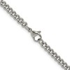 Chisel Stainless Steel Polished 4.5mm 22" Round Curb Chain Necklace - 4 of 4