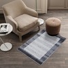 Modern Bordered Rug Washable Area Rugs for Living Room Bedroom - 3 of 4