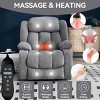 Power Lift Recliner Chair with 8-Point Massage & Heat, Wide Recliner with USB/Type-C Ports & Cup Holders for Elderly-3irtyhousy - 2 of 4
