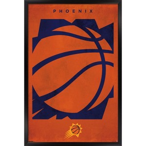 Trends International NBA Phoenix Suns - Logo 25 Framed Wall Poster Prints - 1 of 4