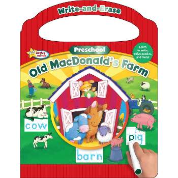 Active Minds Write-And-Erase Preschool Old Macdonald's Farm - by  Sequoia Children's Publishing (Board Book)