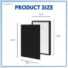 Nispira FLT5600 Filter N Replacement for GermGuardian AC5600WDLX AC5600W AC5600WFL Air Purifier FLT56CB4 (2) True HEPA + (8) Carbon Pre Filter Set. - 3 of 4