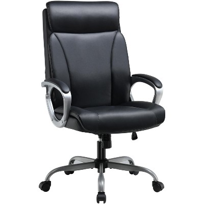COMHOMA Ergonomic Office Chair PU Leather Executive Chair Swivel Computer Desk Chair