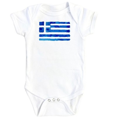 Greek Flag - Baby Boy Girl Clothes Infant Onesie® Funny Cute Newborn GS1