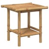 vidaXL Coffee Table 17.7"x17.7"x17.7" Bamboo - 2 of 4
