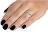 Pompeii3 1/3Ct Stackable Diamond Wedding Ring 14K White Gold - 3 of 4