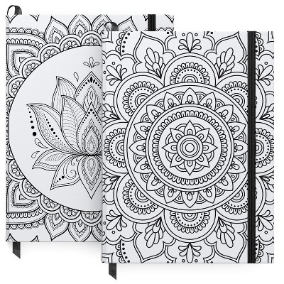 Arteza Sketch Journals, Mandala Designs, 6" X 8" - 2 Pack (ARTZ-4485)