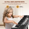 SKONYON 61 Key Electric Piano Keyboard Set Keyboard Piano for Beginners, Musical Keyboard with Music Stand, and Stool - 2 of 4