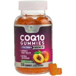 CoQ10 100mg Gummies - Coenzyme Q10 Supplement, CoQ10 Gummies Antioxidant for Heart Health Support & Energy Production - 120 Gummies - 1 of 4