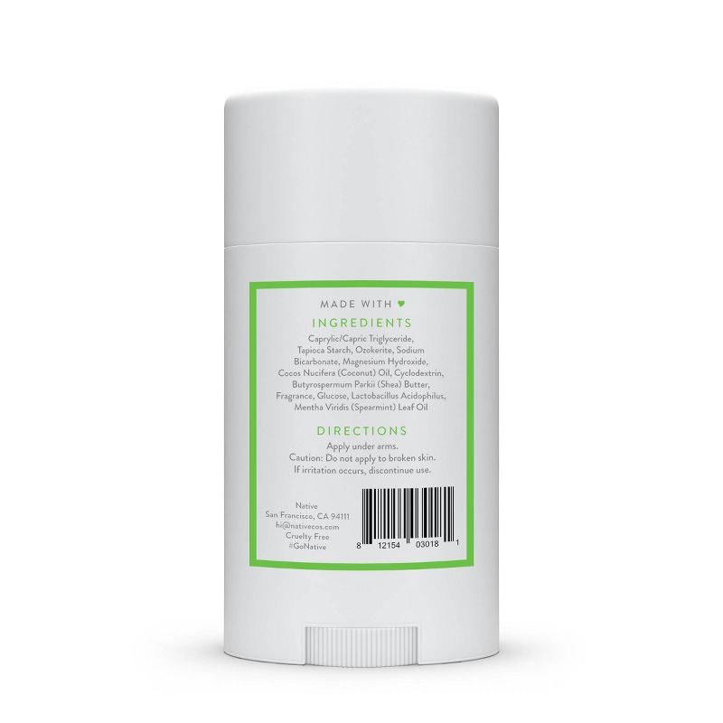 Native Deodorant - Cucumber &#38; Mint - Aluminum Free - 2.65 oz, 3 of 10