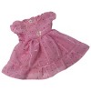 Doll Clothes Superstore Pink Sheer Dress Fits Some Baby Alive And Little Baby Dolls - 4 of 4