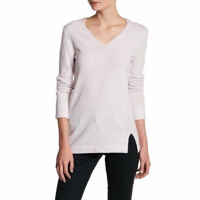 Women's Cashmere V Neck Front Slit Sweater - Inhabit
