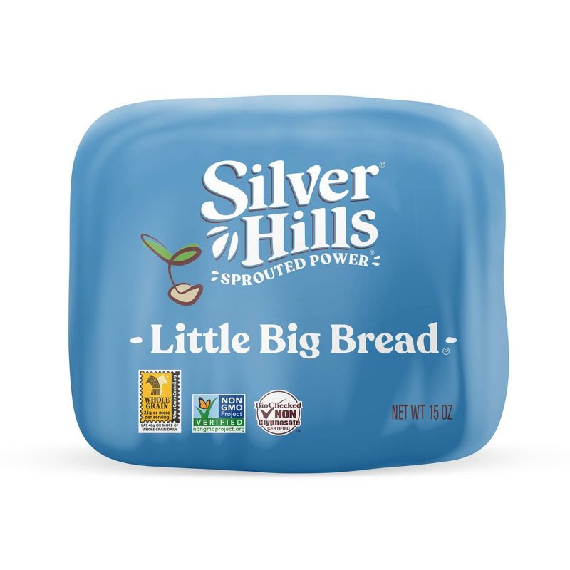 Silver Hills Bakery Vegan Little Big Sprouted Grain Bread - 15oz, 6 of 12