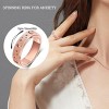 Anxiety Ring for Women Spinner Ring Fidget Ring Fidget Toys Adults Steel Spinner Rings for Anxiety Fidget Rings for Women Anxiety Fidget Ring - 3 of 4