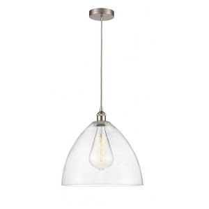 Edison Dome - 1 Light Cord Hung Pendant In Industrial Style-17.75 Inches Tall and 16 Inches Wide - 1 of 1