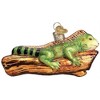 Old World Christmas Glass Blown Ornament for Christmas Tree, Iguana - 2 of 3