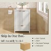 24" Bathroom Vanity with Ceramic Sink Combo Set for Small Space, Single Basin Bathroom Storage Cabinet with 2-Doora and 1 Drawer - 4 of 4
