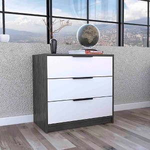 CAVINAS 3-Drawer Dresser,Modern Chest of Drawers with Metal Handles,Freestanding Storage Cabinets for Living Room,Entryway - 1 of 4