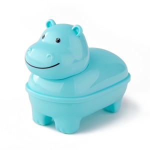 Animal Shaped Soap Dish Hippo Blue - Bullseye's Playground™ - 1 of 1