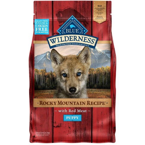 Blue Buffalo Wilderness Grain Free Rocky Mountain Recipe With Red Meat Puppy Dry Dog Food Target