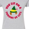 Women's - ELF - Christmas Family Set Throne Of Lies Fitted Graphic T-Shirt - 2 of 3