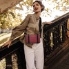 Byootique Portable Hard Shell Aluminum Handbag with Adjustable Strap Crossbody Cosmetic Case Clutch for Women - 3 of 4