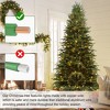 YARDSIGHT 7. 5 ft. Artificial Christmas Tree, 2003Tips Full and Lush Hinged Tree with Mixed PE+PVC Needles and Sturdy Metal Stand - 4 of 4