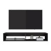 INFURNIC TV Stands and Consoles Modern Floating TV Stand with Durable Design for Living Room, Black, 12.6"*59.1"*10.4" - 2 of 4