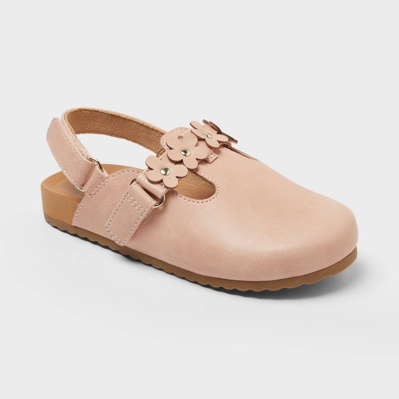 Toddler Paola T-Strap Clogs - Cat & Jack™ Pink 10T