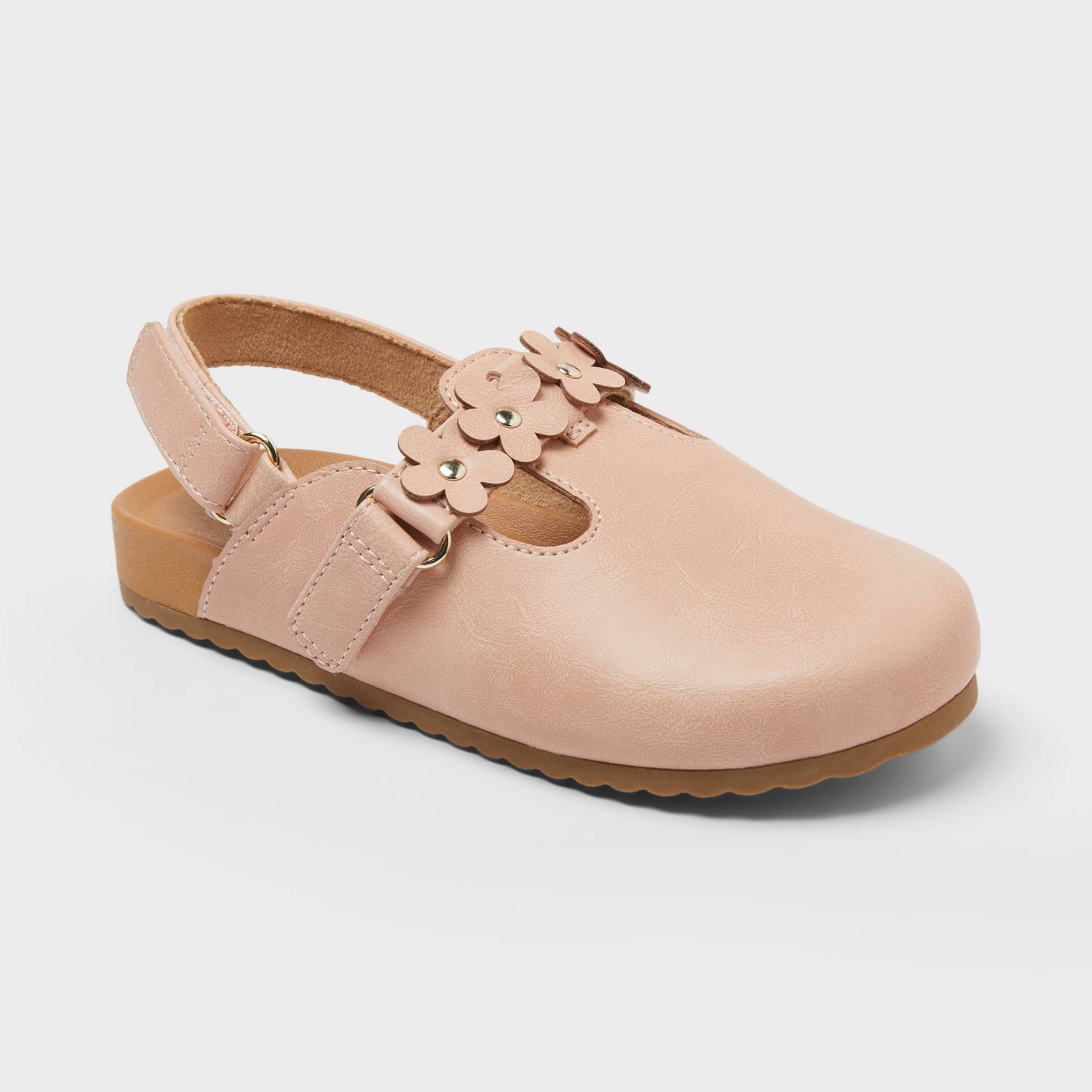 Toddler Paola T-Strap Clogs - Cat & Jack™ Pink 5T