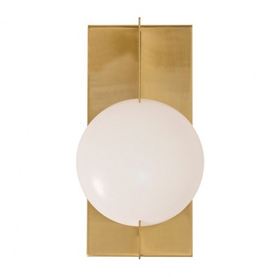 AFX Gates 1 - Light Sconce in  Satin Brass
