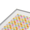 Iveta Abolina Eclectic Checker Check Cream Metal Framed Art Print - Deny Designs - 3 of 4